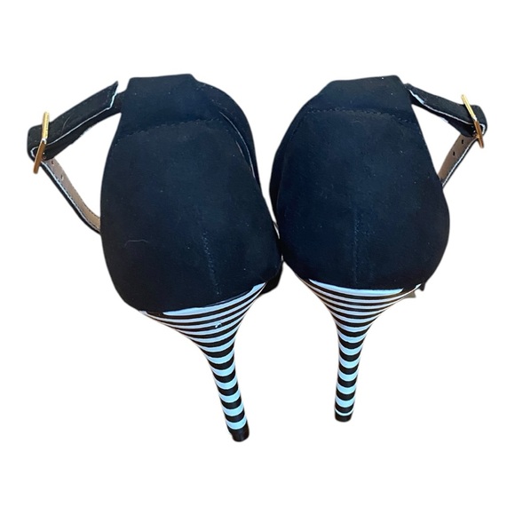 Betsey Johnson Fluer Dress high heel flowery Sandals size 9. Unique - Picture 5 of 11